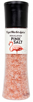 Розовая гималайская соль в мельнице